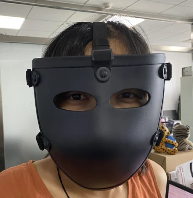 Meia máscara facial à prova de balas nível novo Iiia